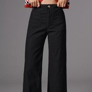 The Colette Magic Fabric Crop Wide-Leg Pants by Maeve | Size 31P